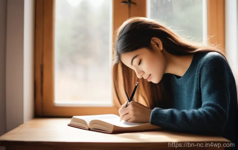 직업 정렬을 위한 내적 동기 피드백 세션 - **Prompt 1: Unlocking Inner Potential**
A young adult, gender-neutral, sits peacefully at a mini...